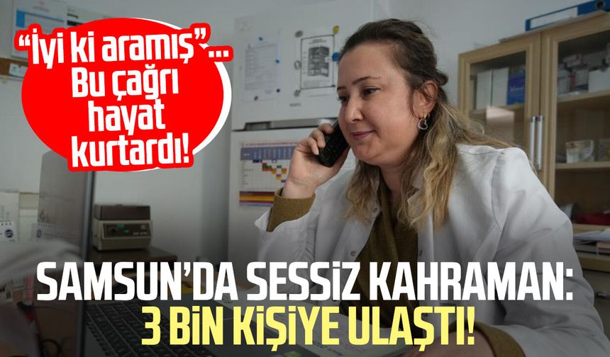 Samsun’da sessiz kahraman: 3 bin kişiye ulaştı!