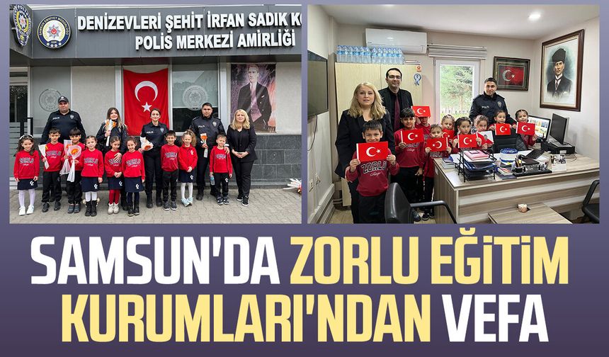 Samsun'da Zorlu Eğitim Kurumları'ndan vefa