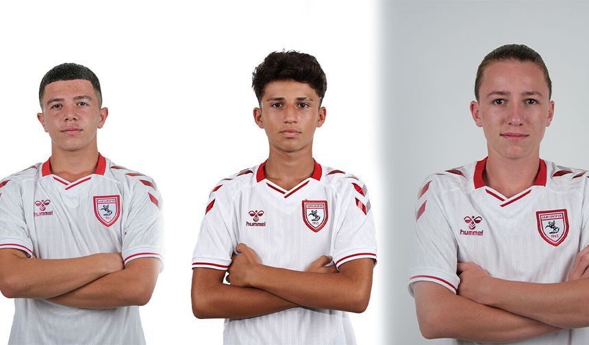 Samsunspor Akademi’den 3 isme milli davet!