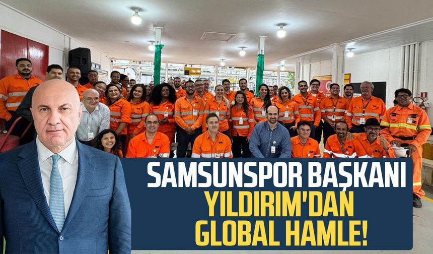 Samsunspor Başkanı Yüksel Yıldırım'dan global hamle! CoreX büyüyor