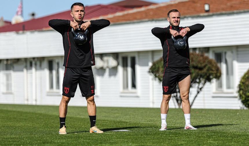 Samsunspor, Beşiktaş maçı hazırlıklarını sürdürdü