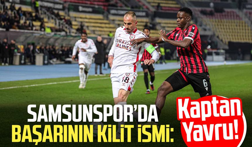 Samsunspor’da başarının kilit ismi: Kaptan Zeki Yavru!