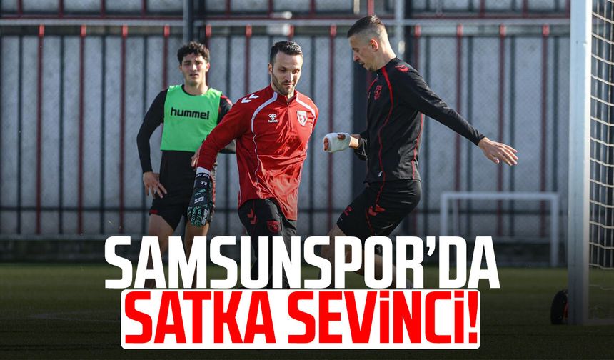 Samsunspor’da Ľubomír Satka sevinci!