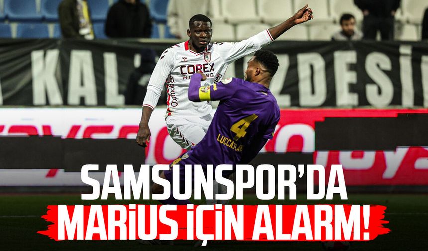 Samsunspor’da Marius Mouandilmadji için alarm!