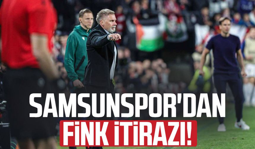 Samsunspor'dan Thorsten Fink itirazı!
