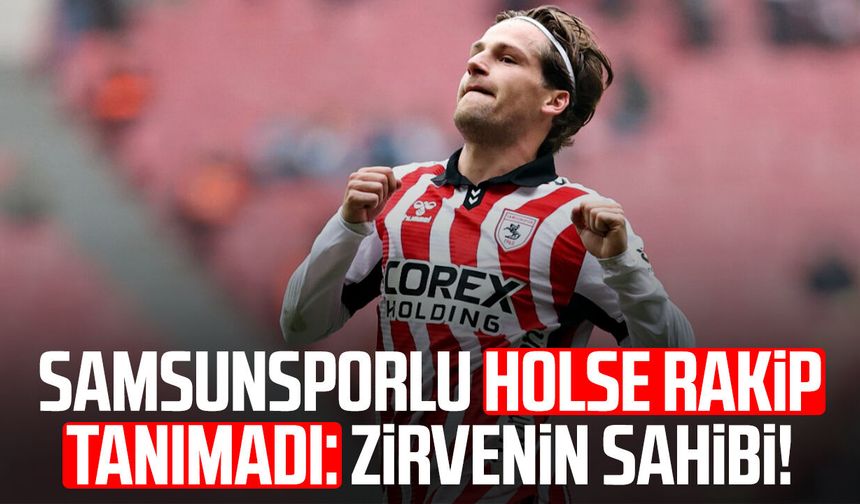 Samsunsporlu Carlo Holse rakip tanımadı: Zirvenin sahibi!
