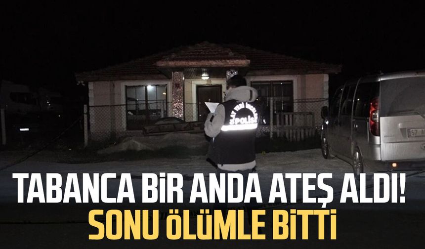 Sinop'ta acı olay! Kazara ateş alan silah can aldı