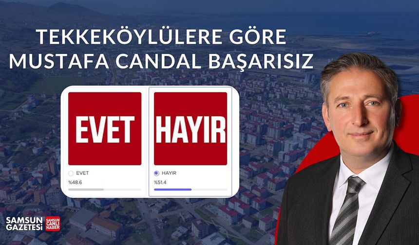 Tekkeköylülere göre Mustafa Candal başarısız