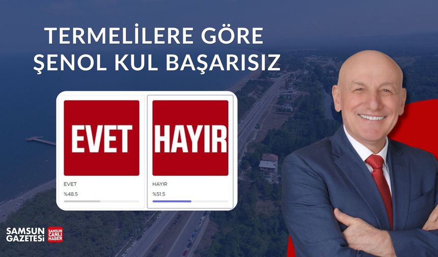 Termelilere göre Şenol Kul başarısız