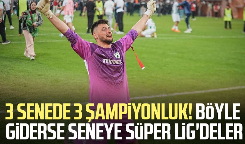 3 senede 3 şampiyonluk! Böyle giderse seneye Süper Lig'deler