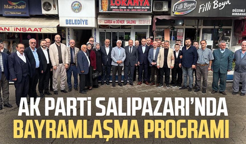 AK Parti Salıpazarı’nda bayramlaşma programı
