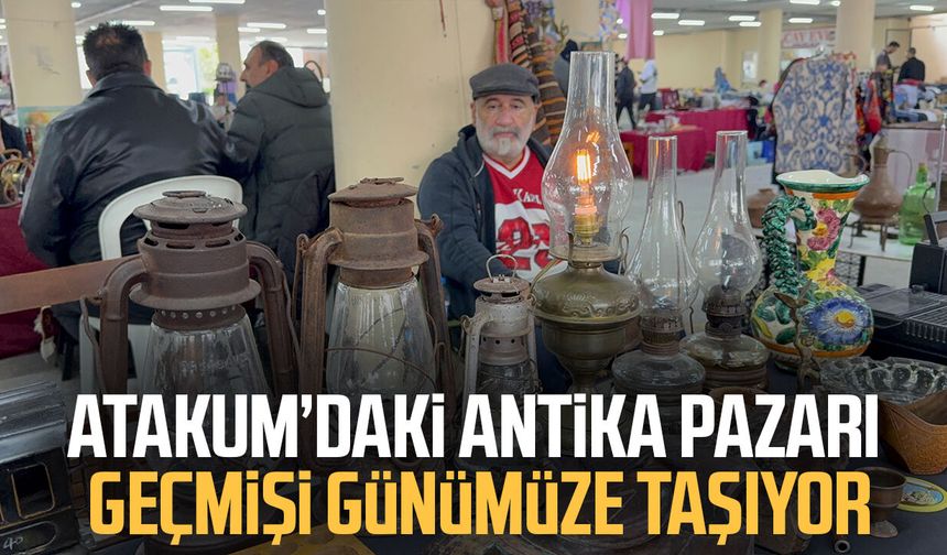 Atakum’daki antika pazarı geçmişi günümüze taşıyor