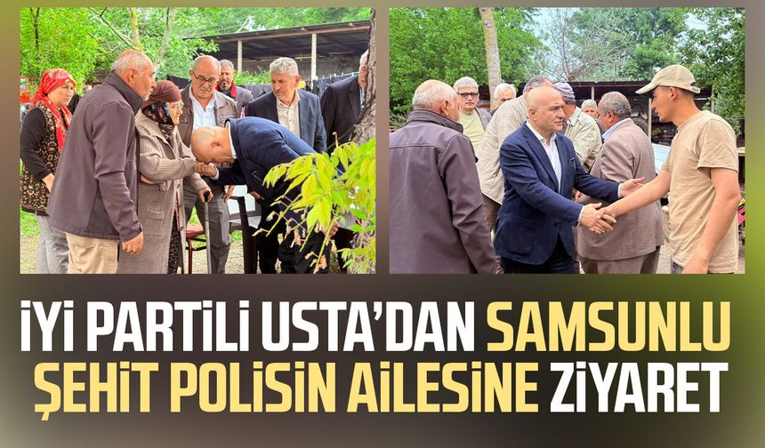 Erhan Usta’dan Samsunlu şehit Erkan Tütüncüler’in ailesine ziyaret