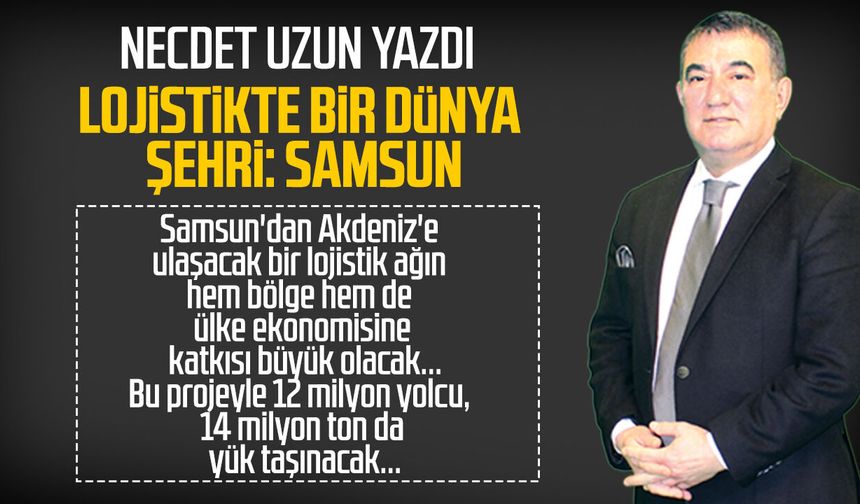 Necdet Uzun yazdı: Lojistikte bir dünya şehri: Samsun