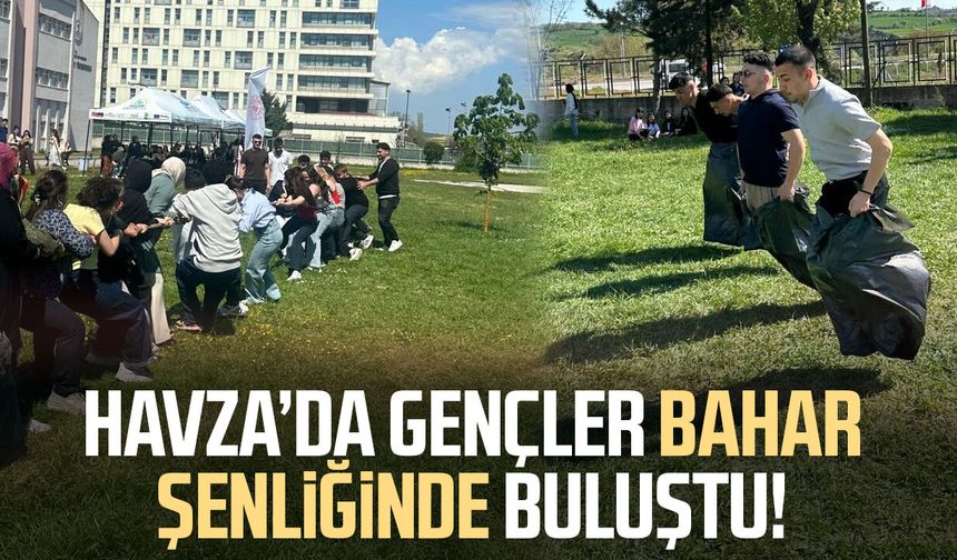 Havza’da gençler bahar şenliğinde buluştu!
