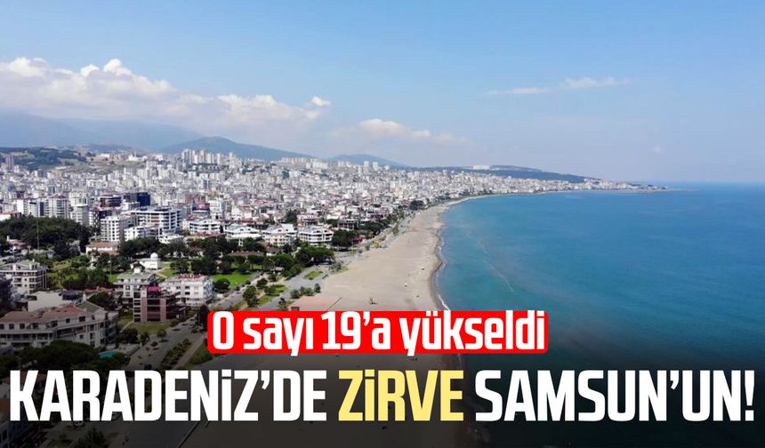 Samsun’da mavi bayraklı plaj sayısı 19’a yükseldi