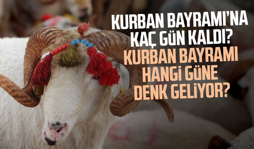 Kurban Bayramı'na kaç gün kaldı? Kurban Bayramı hangi güne denk geliyor?