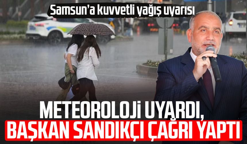 Meteoroloji uyardı, Başkan İbrahim Sandıkçı çağrı yaptı