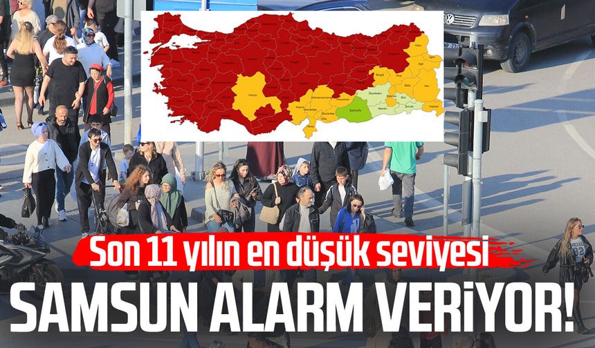 Samsun alarm veriyor! Son 11 yılın en düşük seviyesi