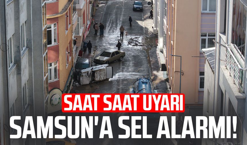 Samsun'a sel uyarısı! İşte Samsun saatlik hava tahmini
