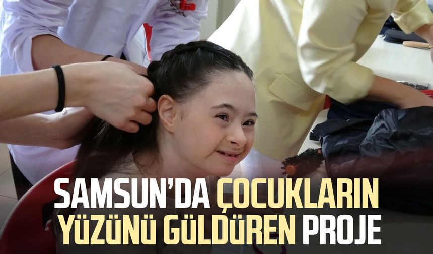 Samsun’da çocukların yüzünü güldüren proje!