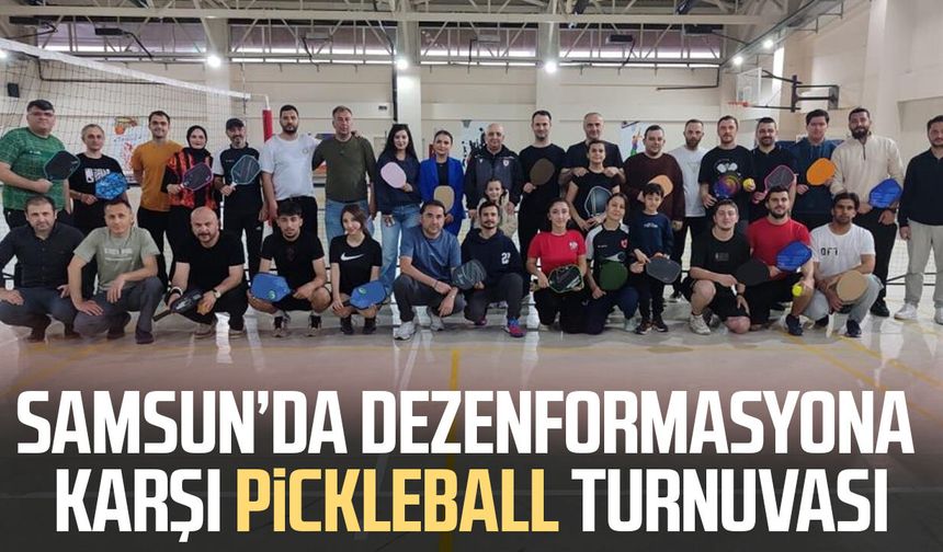 Samsun’da dezenformasyona karşı pickleball turnuvası