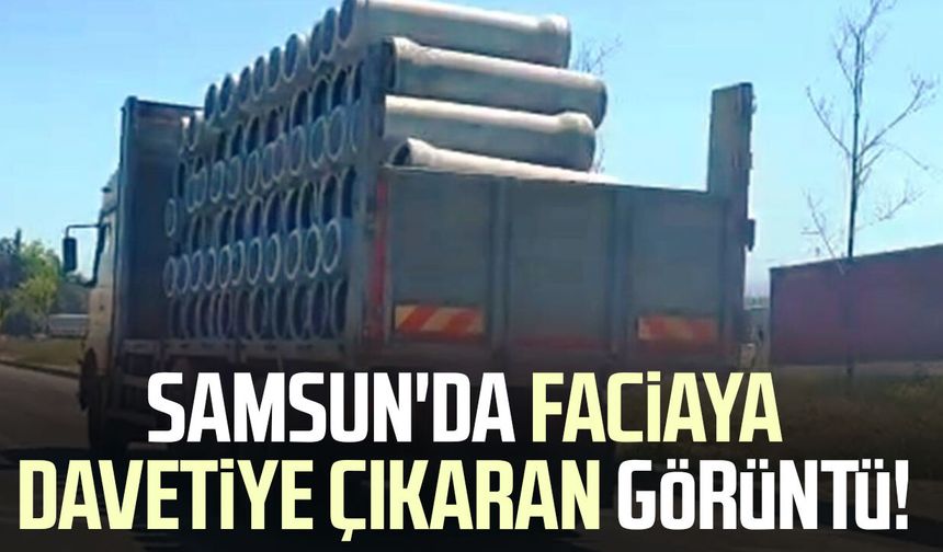 Samsun'da faciaya davetiye çıkaran görüntü!