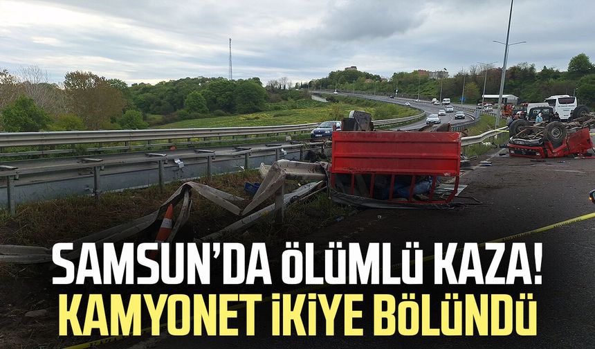 Samsun'da kaza can aldı! Tuncay Genç hayatını kaybetti