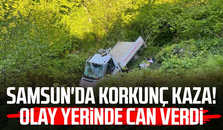 Samsun'da korkunç kaza! Murat Bayraktar olay yerinde hayatını kaybetti