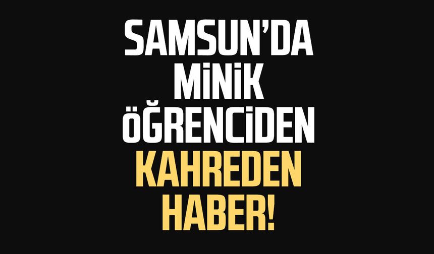 Samsun'da minik Muhammed Hamdi Demirbaş’tan acı haber