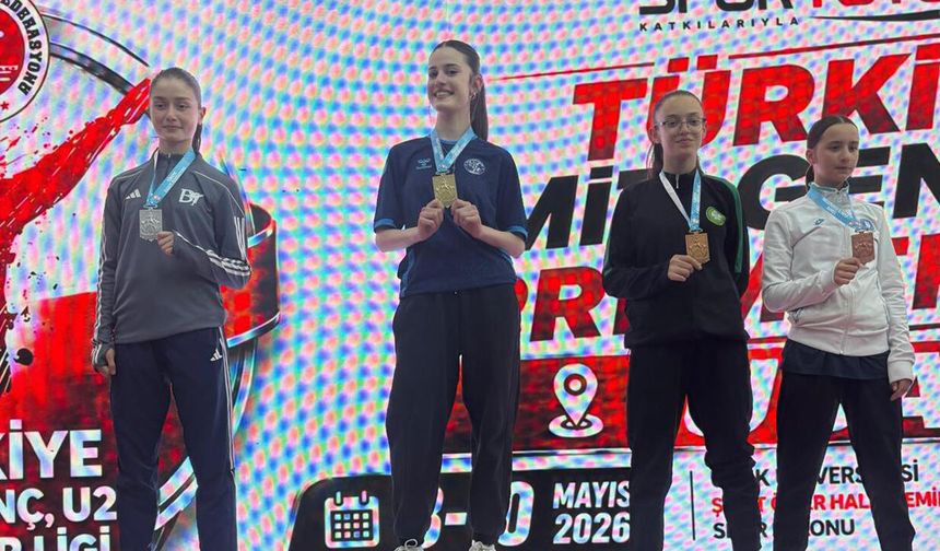 Samsunlu karateci Zeynep Akgül’den altın madalya başarısı