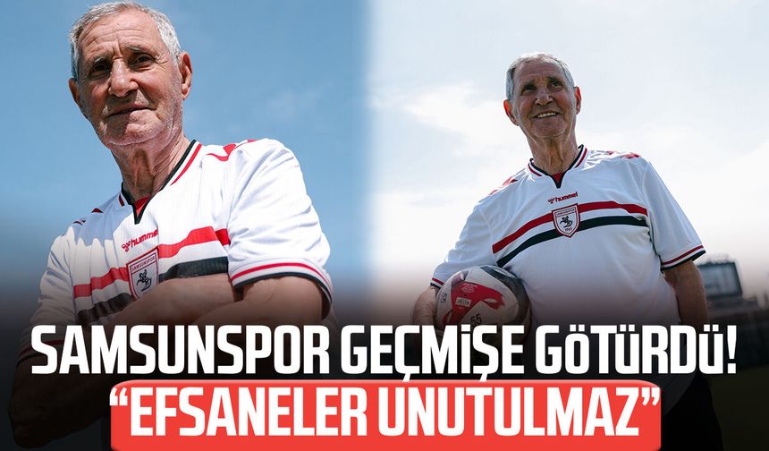 Samsunspor’dan nostalji dolu paylaşım! “Efsaneler unutulmaz”