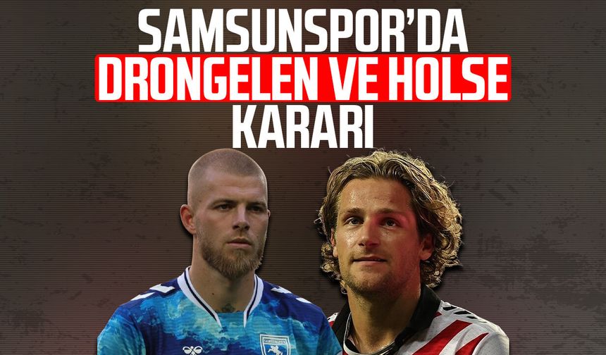 Samsunspor’da Rick van Drongelen ve Carlo Holse kararı