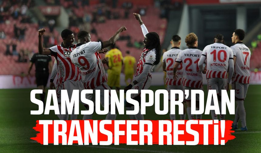Samsunspor’dan transfer resti! "İstemediğimiz gidemez"