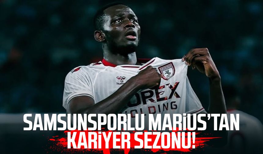 Samsunsporlu Marius Mouandilmadji’den kariyer sezonu!