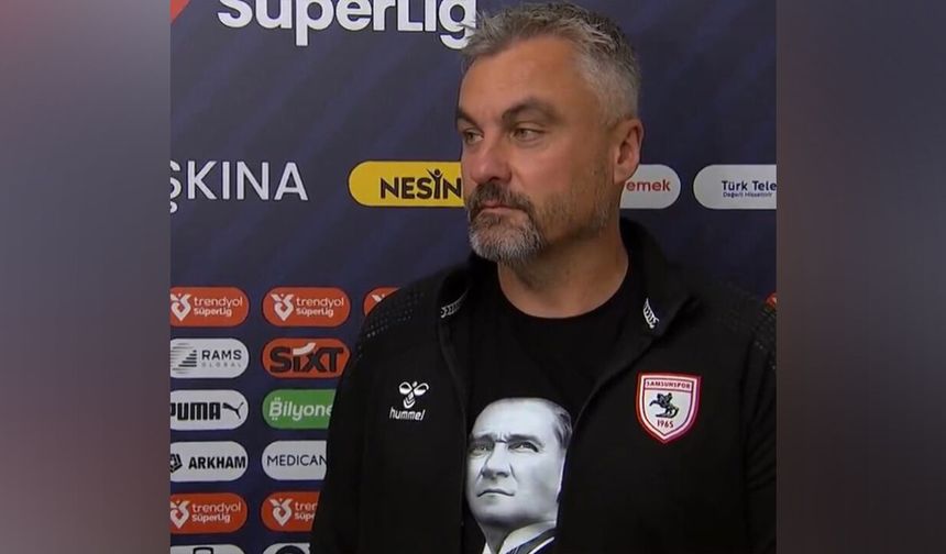 Samsunspor'un eski Teknik Direktörü Thomas Reis: “Atatürk için giydiğim tişört özeldi”