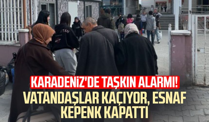 Karadeniz'de vatandaşlar diken üstünde! Taşkın uyarısı