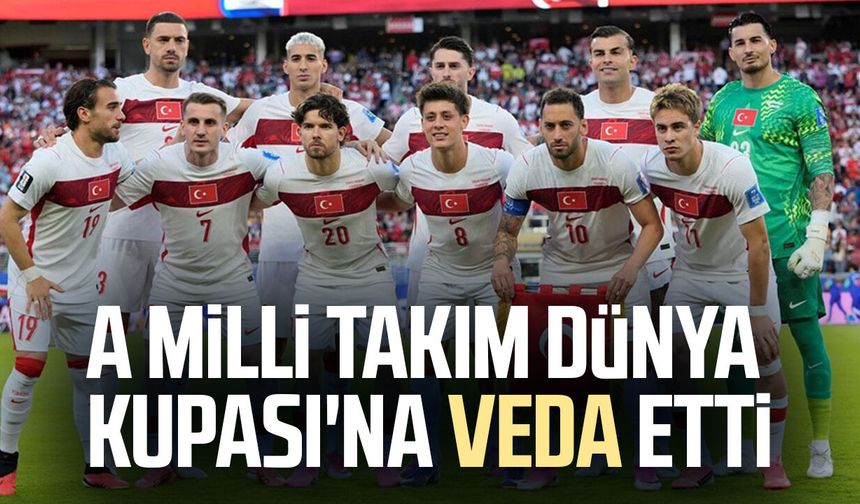 A Milli Takım Dünya Kupası'na veda etti