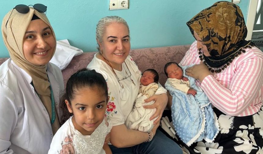 Bafra'da anne ve bebek sağlığı için kapı kapı ziyaret
