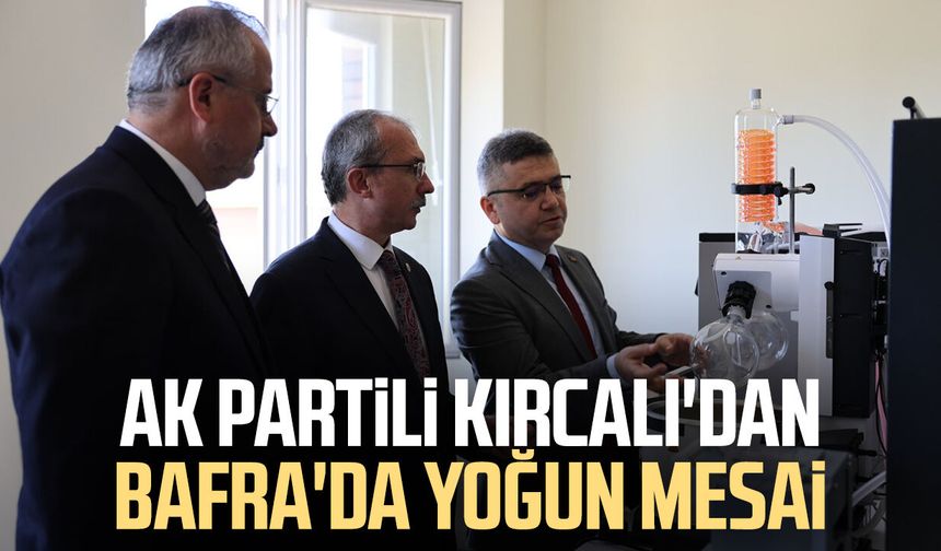 AK Partili Orhan Kırcalı'dan Bafra'da yoğun mesai