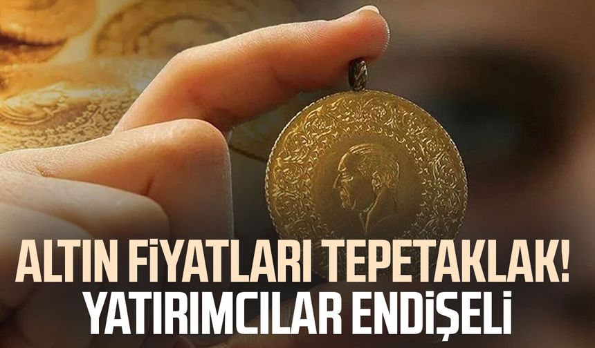 Altın fiyatları tepetaklak! Vatandaşın birikimi eriyor
