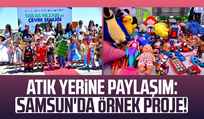 Atık yerine paylaşım: Samsun'da örnek proje!