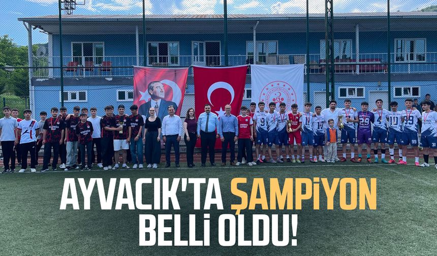 Ayvacık'ta şampiyon belli oldu!