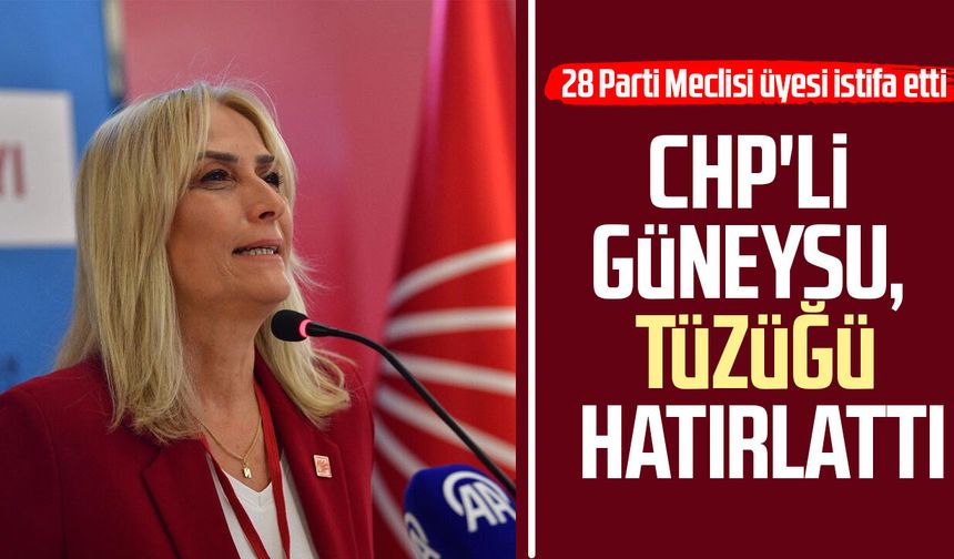 CHP'li Nazan Yurttutan Güneysu, tüzüğü hatırlattı