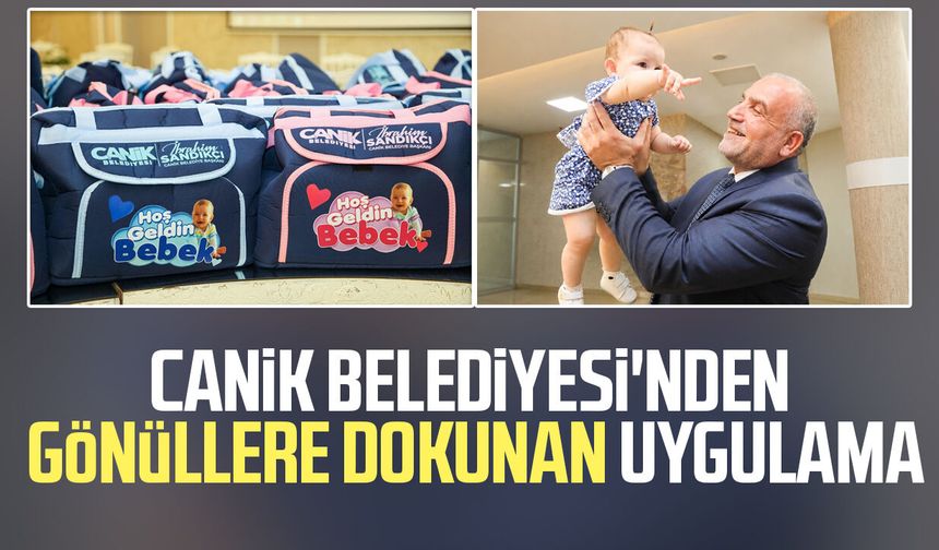 Canik Belediyesi'nden gönüllere dokunan uygulama!