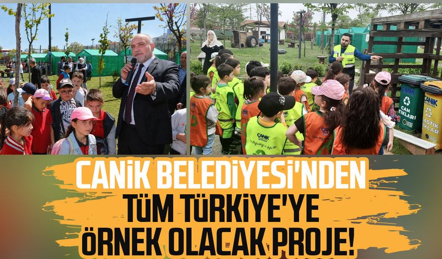 Canik Belediyesi'nden tüm Türkiye'ye örnek olacak proje!