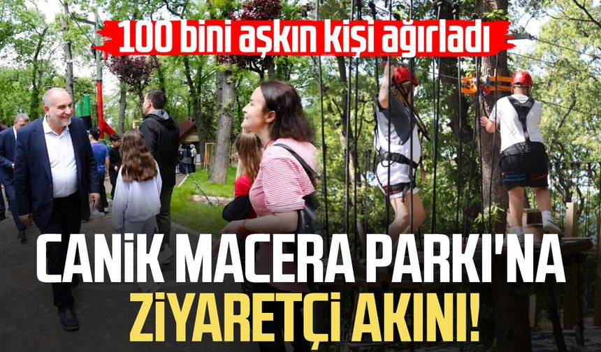 Canik Macera Parkı'na ziyaretçi akını! 100 bini aşkın kişi ağırladı