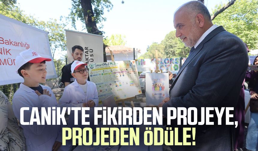 Canik'te fikirden projeye, projeden ödüle!
