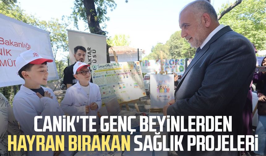 Canik'te genç beyinlerden hayran bırakan sağlık projeleri
