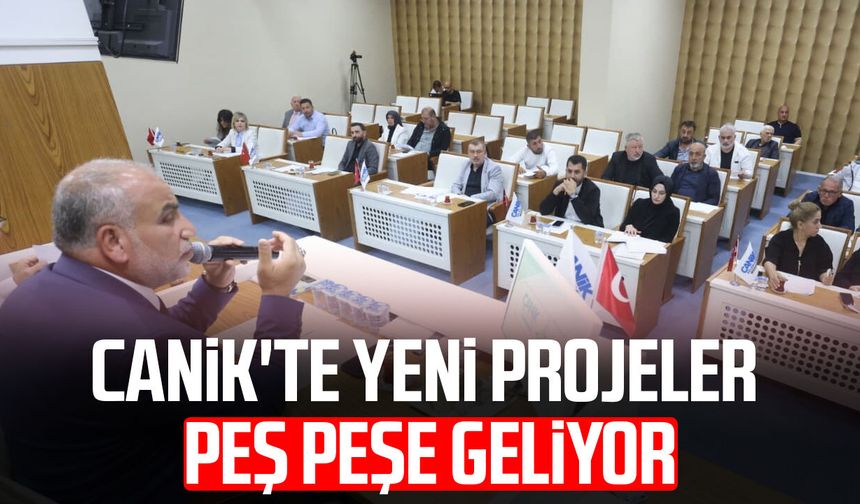 Canik'te yeni projeler peş peşe geliyor